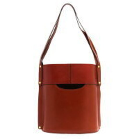 Chloe Tote Abby Brown Sepia Bag Shoulder Bucket - Picture 4 of 6